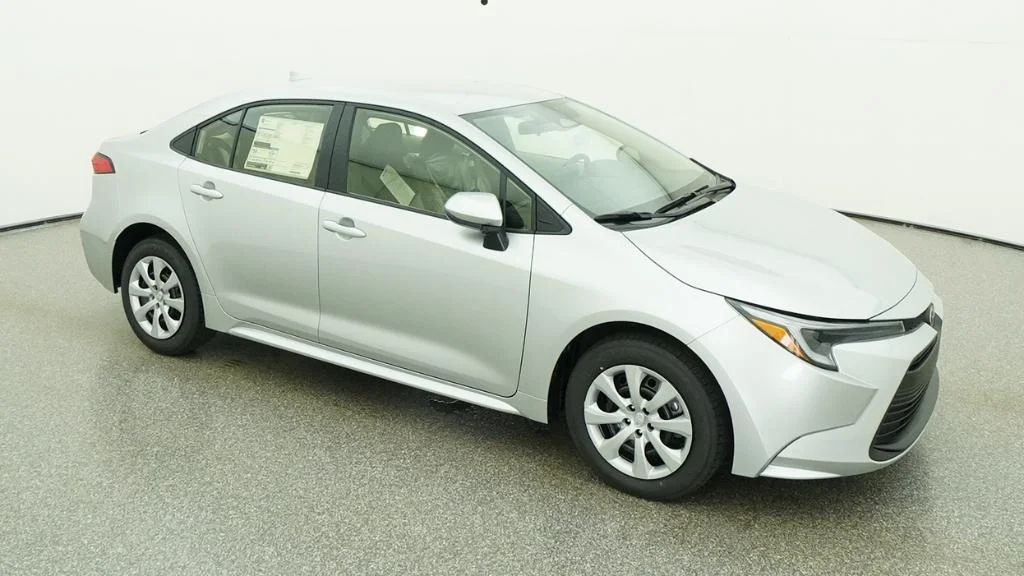 New 2026 Classic Silver Metallic Toyota Hybrid LE image 48