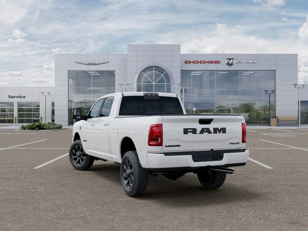 New 2026 Bright White Clear-Coat Exterior Paint RAM Laramie image 3