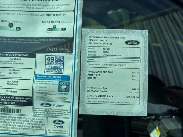 New 2026 Oxford White Ford F-250® XL image 34
