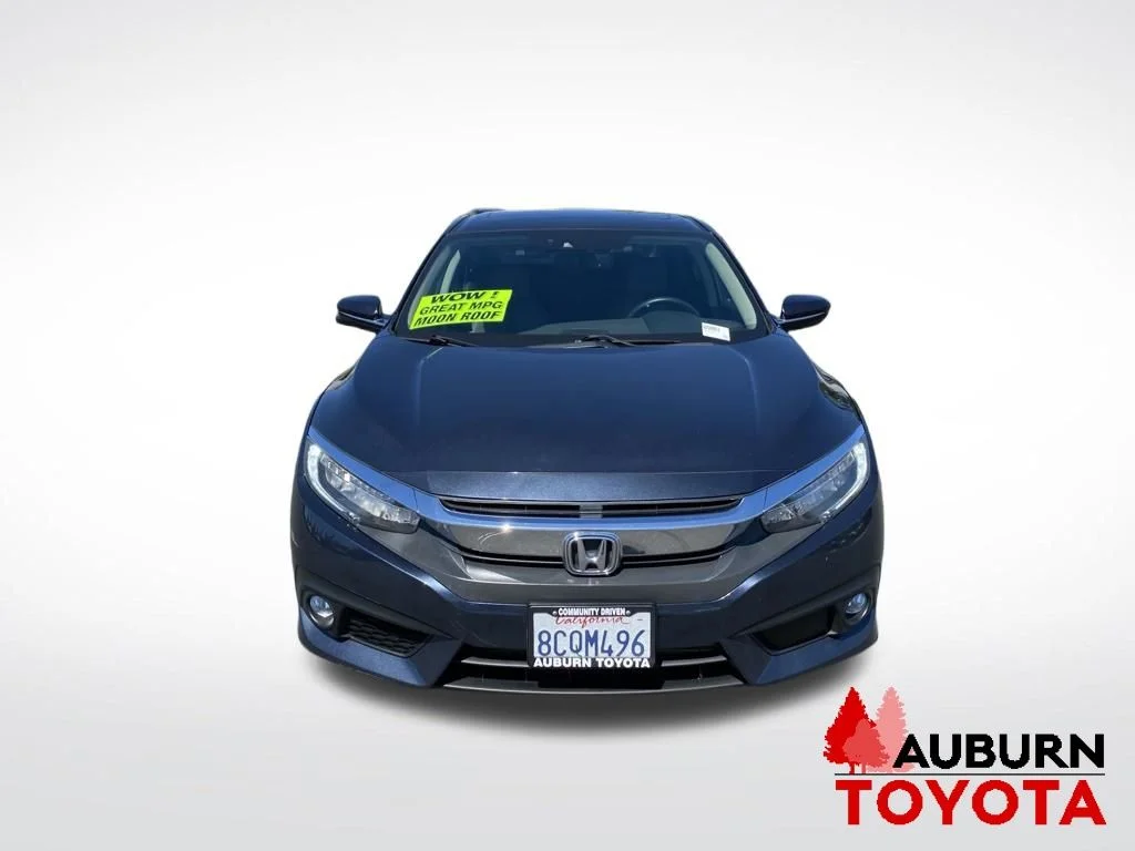 Used 2017 Honda Civic Touring with VIN 19XFC1F92HE018595 for sale in Auburn, CA