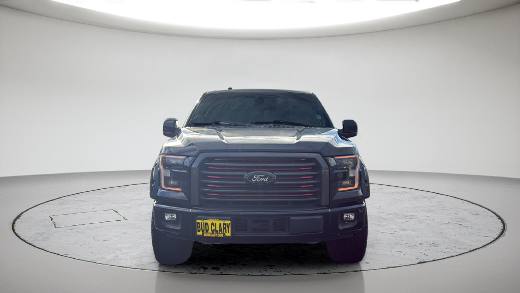 Used 2017 Shadow Black Ford Lariat image 2
