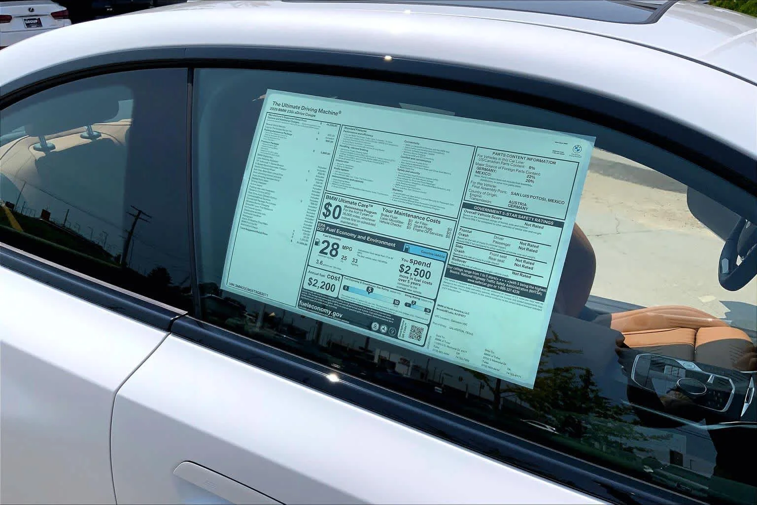 New 2026 Mineral White Metallic BMW 230i xDrive image 20