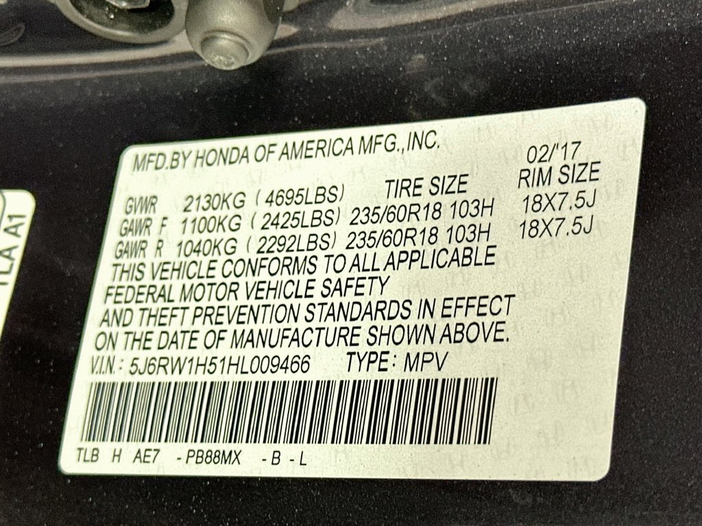 Used 2017 Gray Honda EX image 32