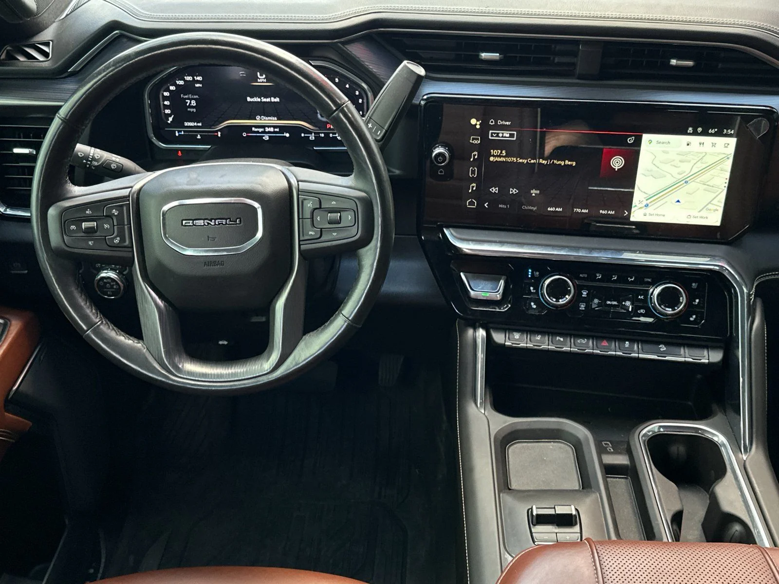 Used 2024 White Frost GMC Denali Ultimate image 13