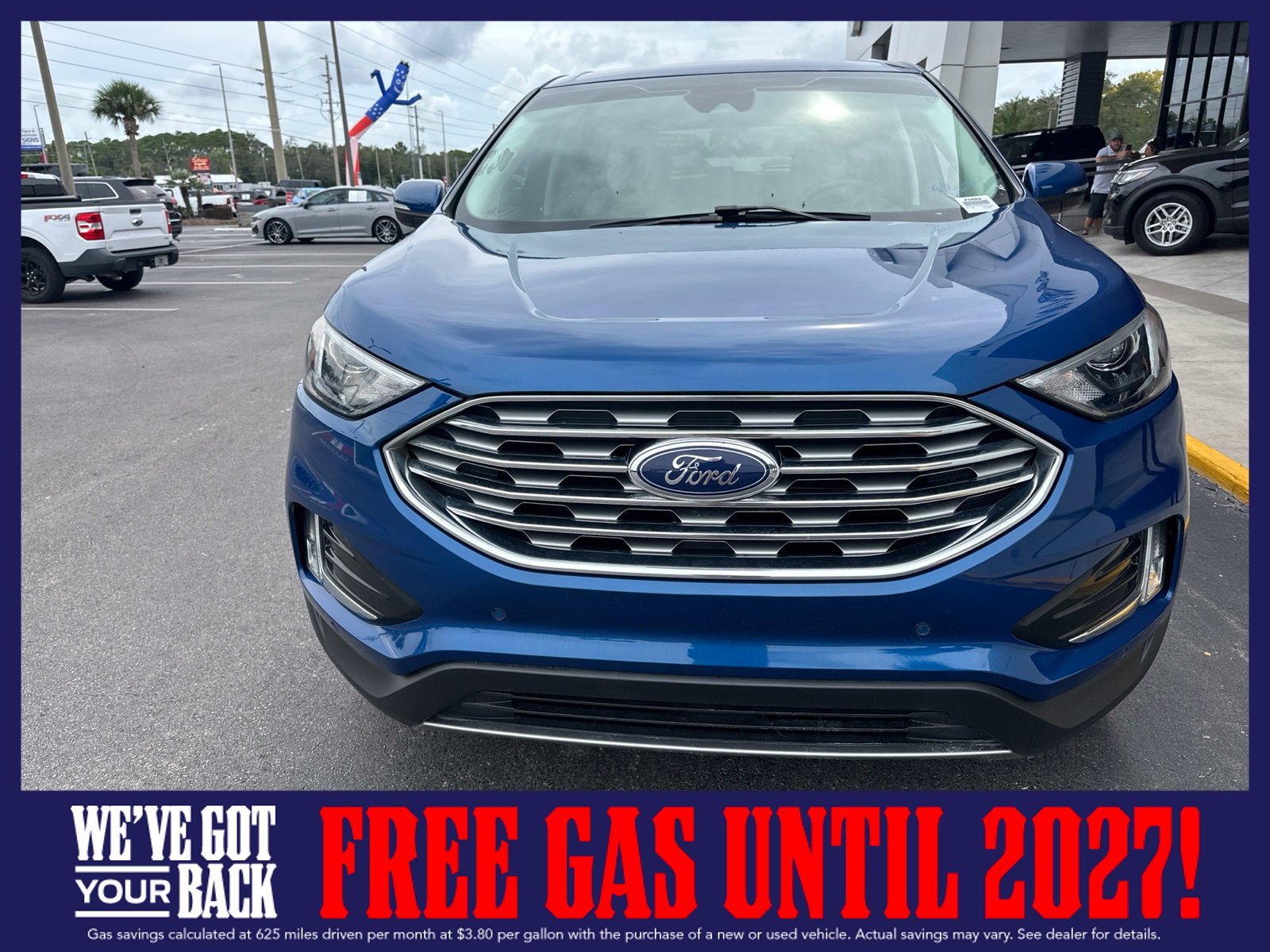 New 2023 Blue Ford Titanium image 9
