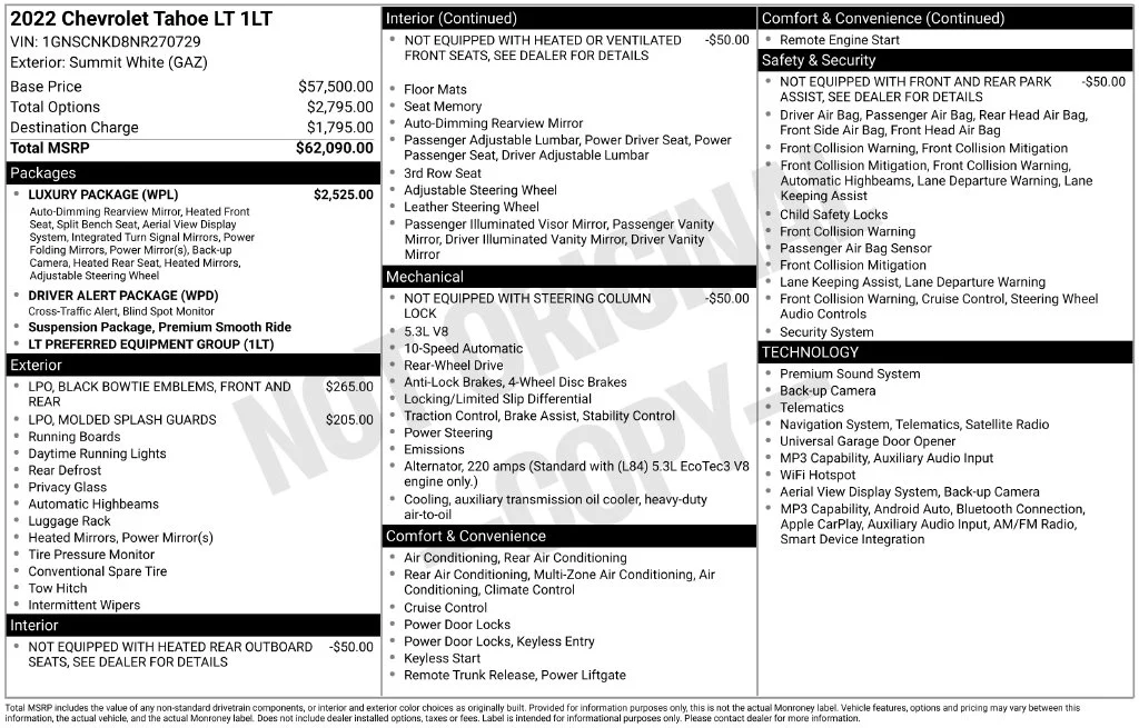 Used 2022 White Chevrolet LT image 10