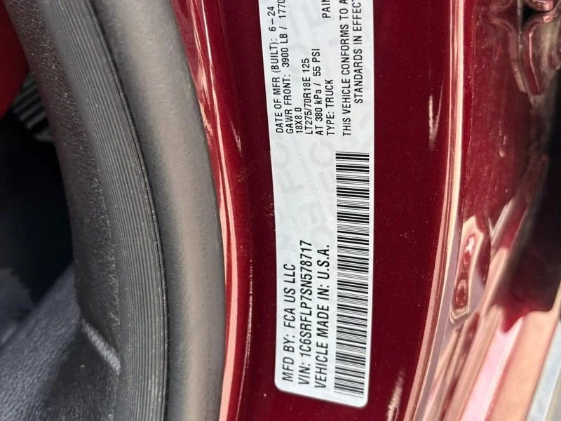 Used 2025 Delmonico Red Pearlcoat Ram Rebel image 17