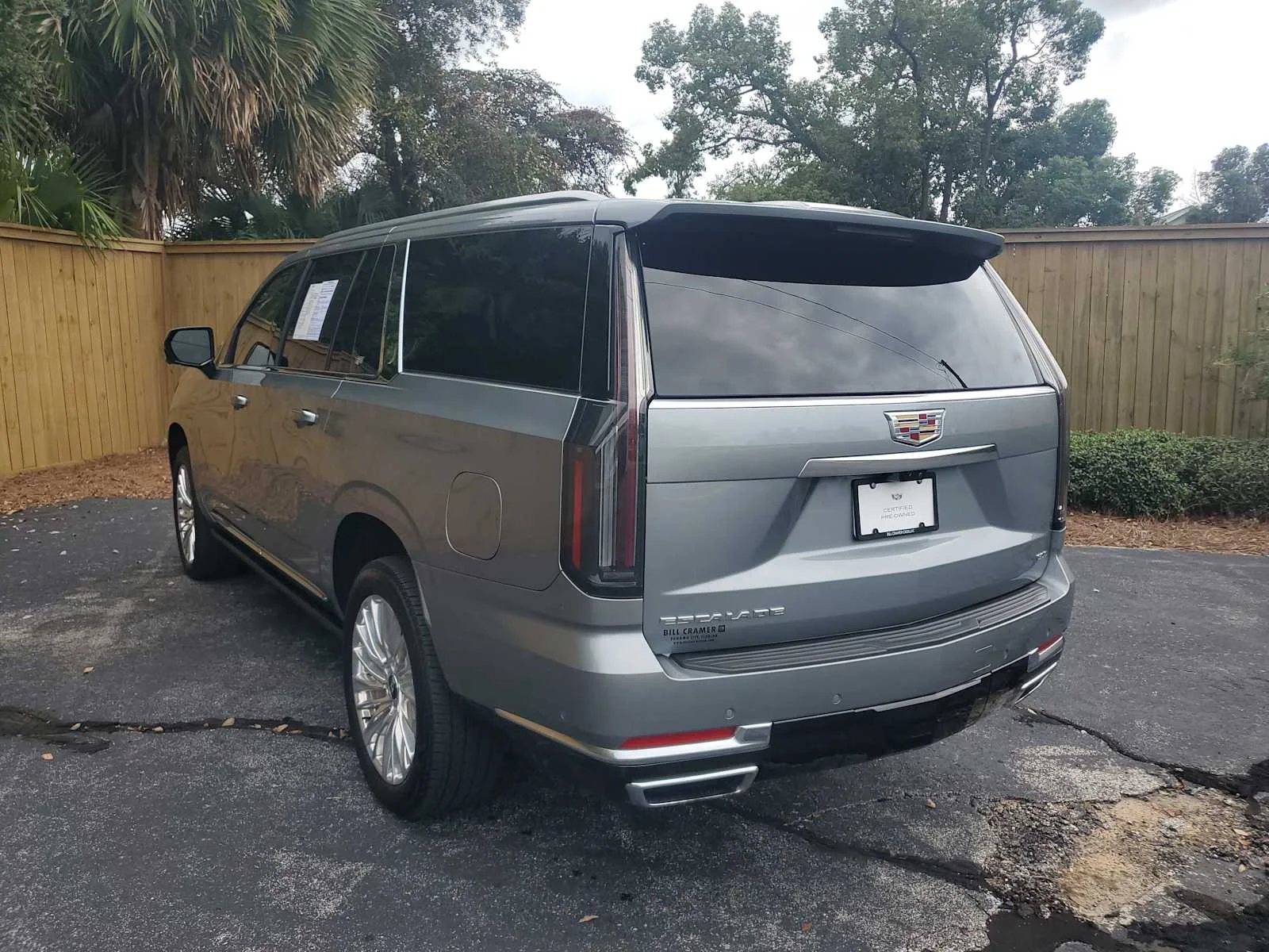 Used 2025 Argent Silver Metallic Cadillac Premium Luxury image 3