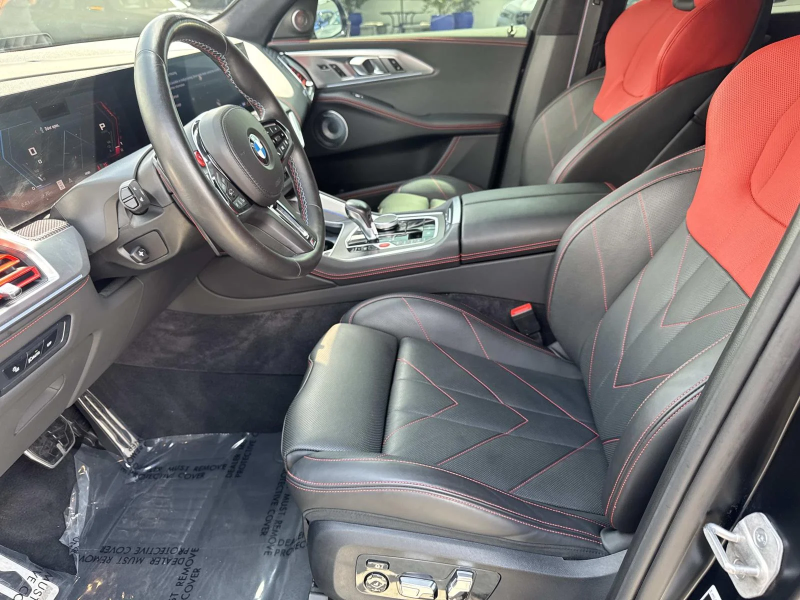 Certified Used 2024 Individual Frozen Black Metallic BMW Label Red Sports Activity Vehicle image 16