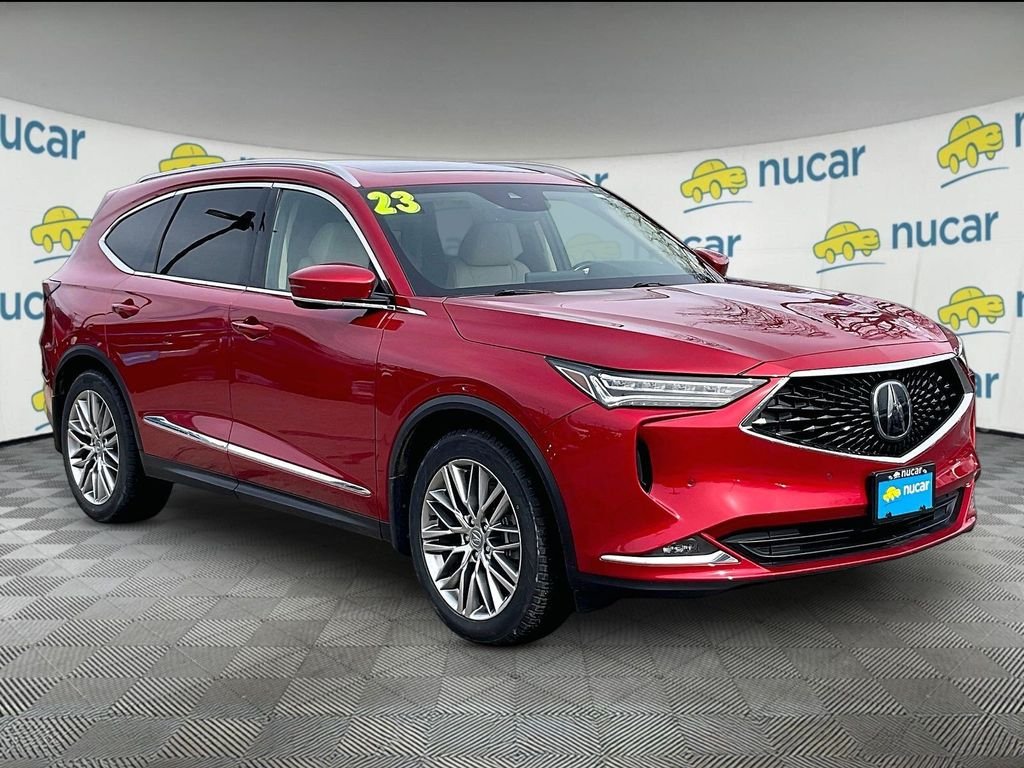 Used 2023 Red Acura Advance image 1