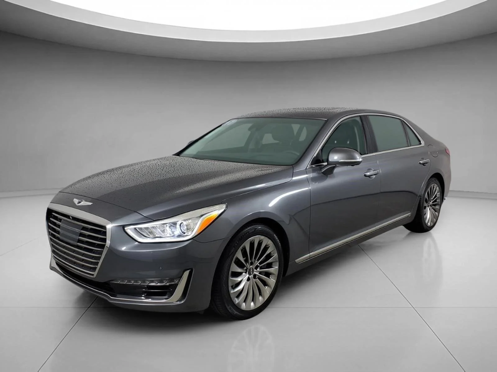 Used 2017 London Gray Metallic Genesis 3.3T Premium image 1