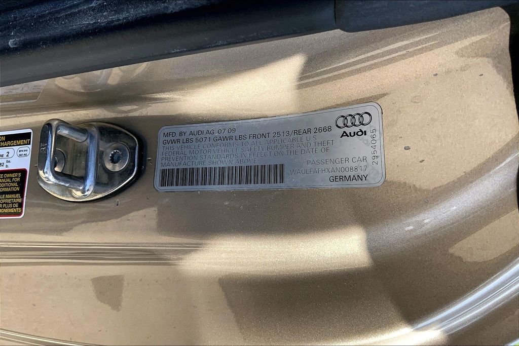 Used 2010 Arum Beige Metallic/Brown Roof Audi 2.0T Premium image 32