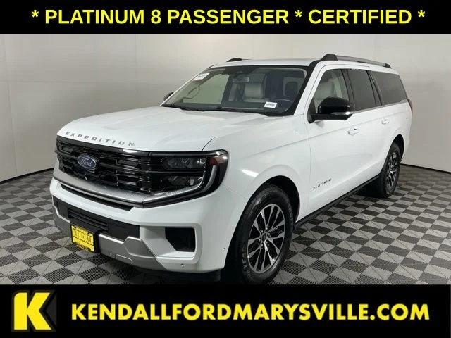 Certified Used 2025 White Ford Platinum image 1