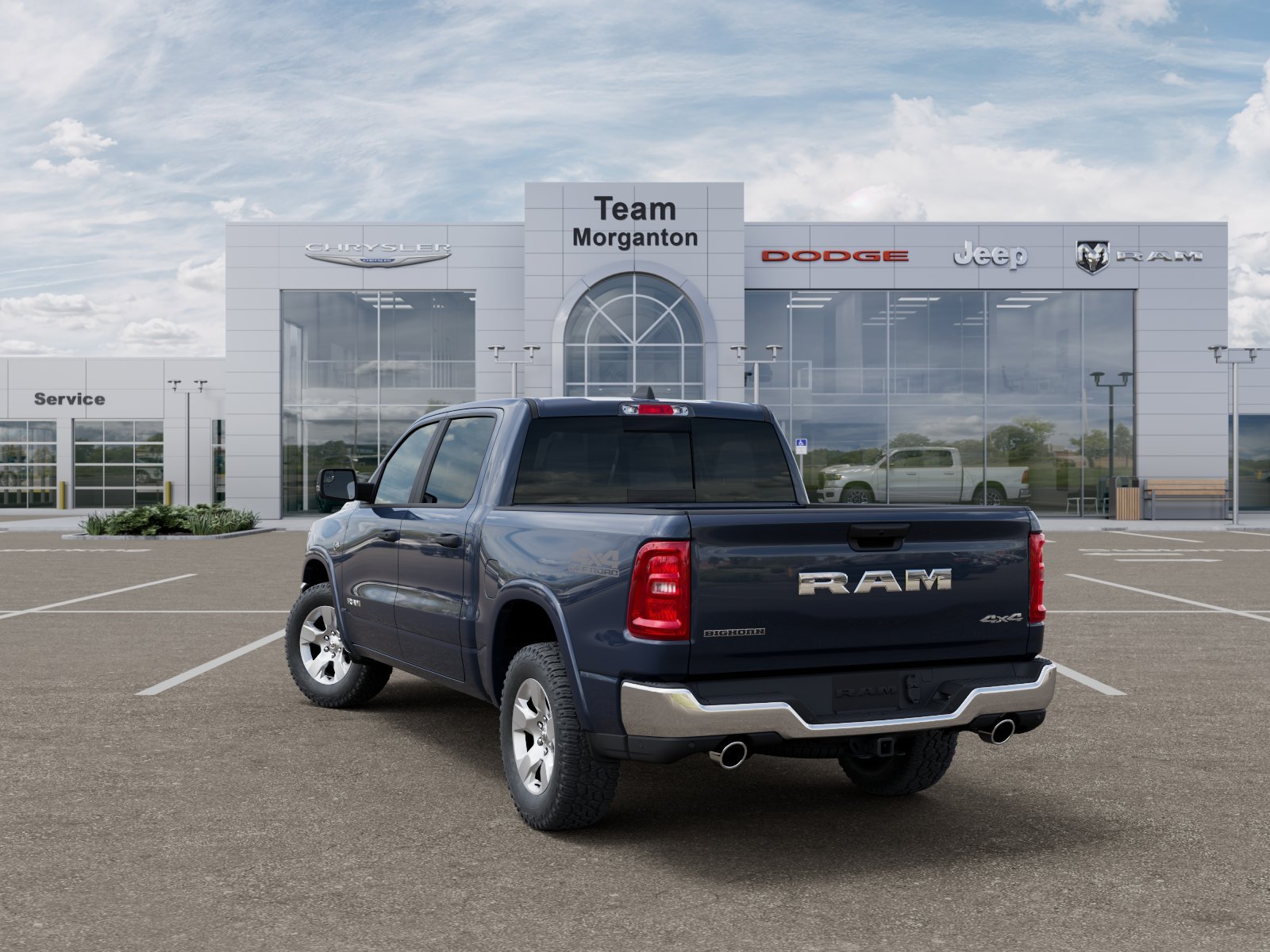 New 2026 Forged Blue Metallic Exterior Paint RAM Big Horn/Lone Star image 38