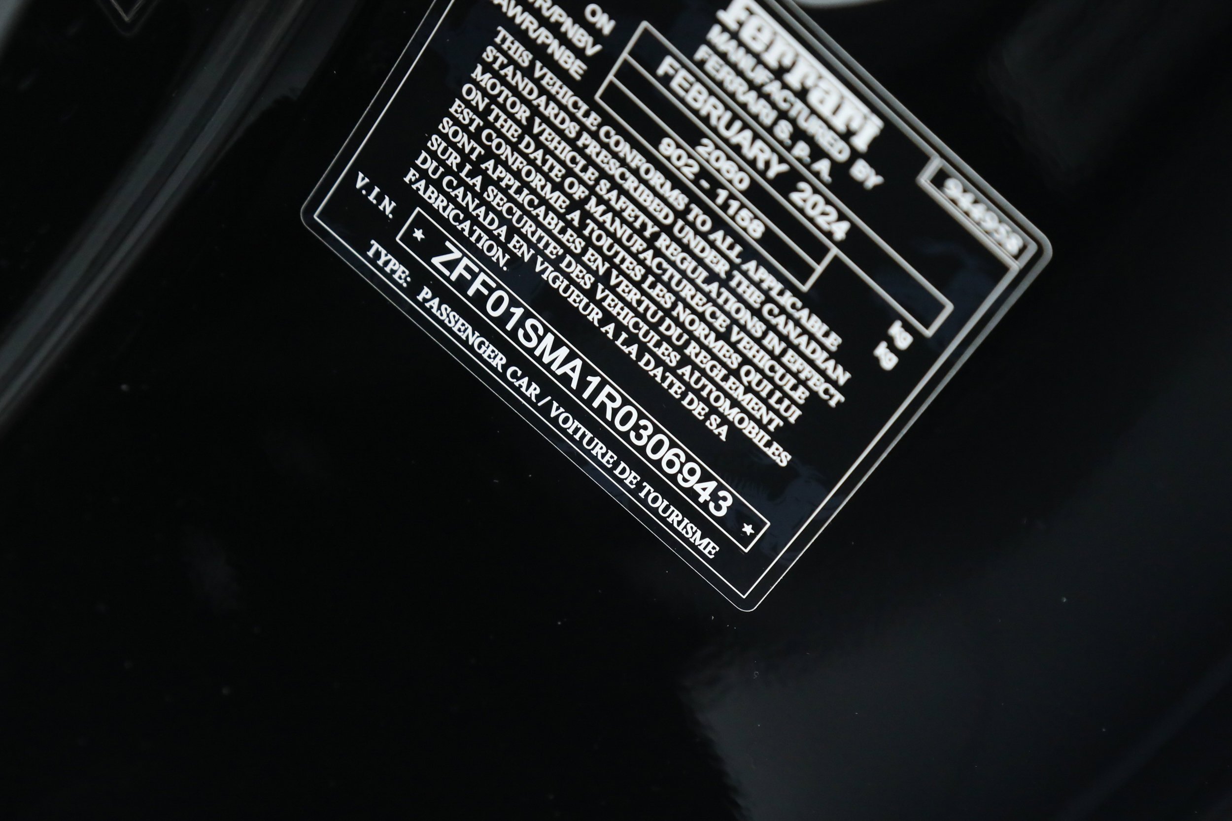 Used 2024 Black Ferrari  image 61