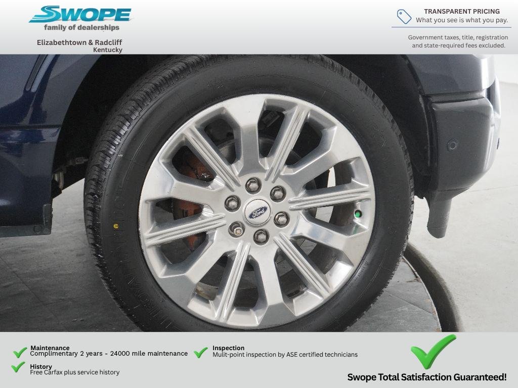 Used 2023 Antimatter Blue Metallic Ford Limited image 35