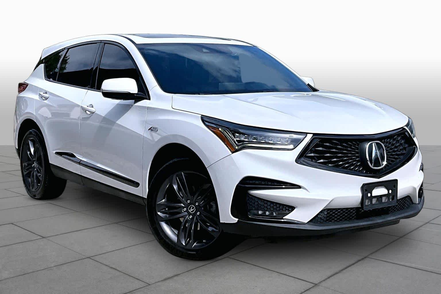 Used 2021 Platinum White Pearl Acura w/A-Spec Package image 3