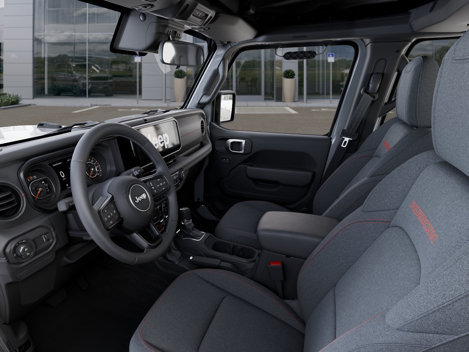 New 2026 Bright White Clearcoat Jeep Rubicon image 47