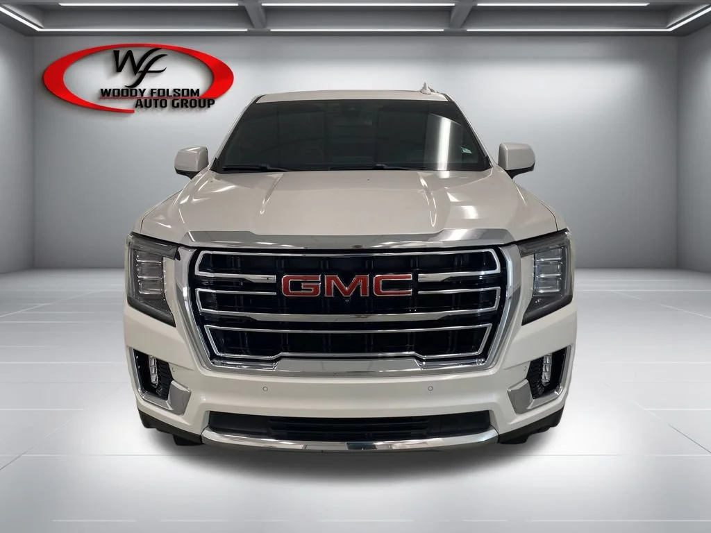 Used 2022 WHITE FROST TRICOAT GMC SLT image 2