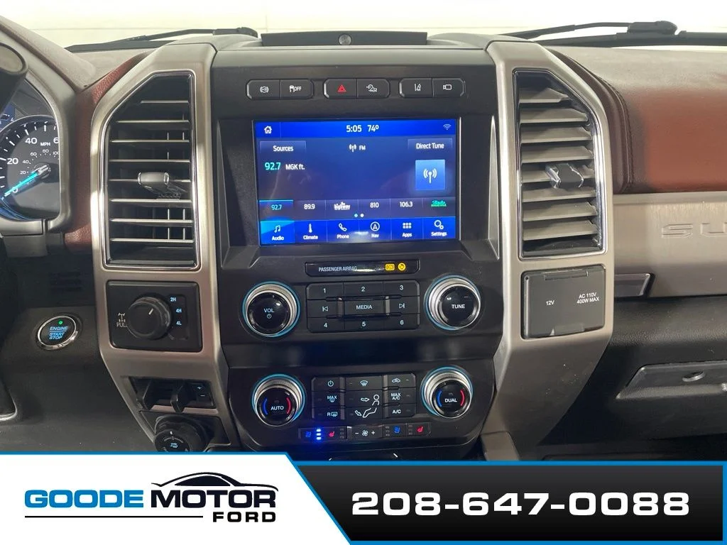 Certified Used 2021 White Metallic Ford Platinum image 16