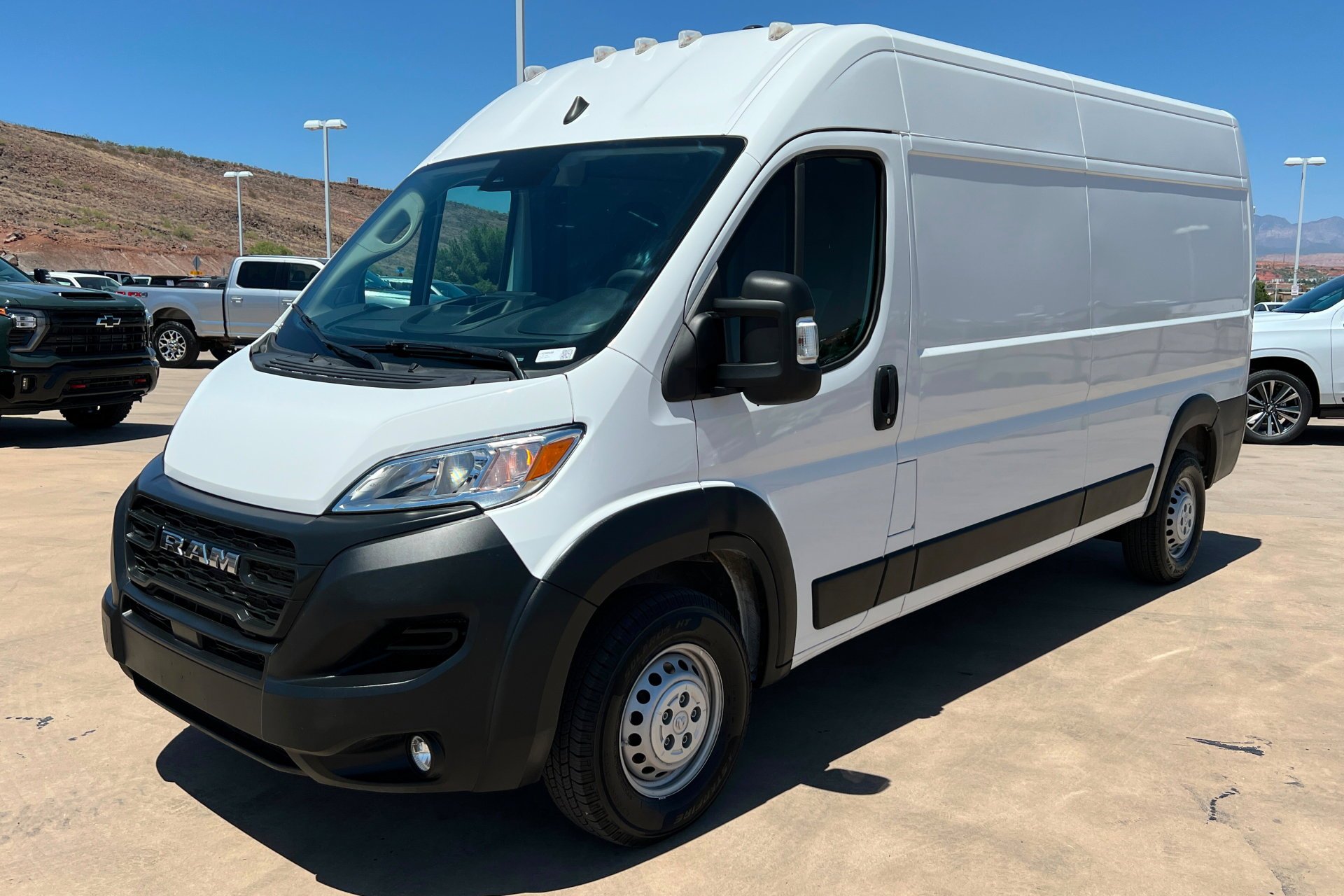 Used 2025 Bright White Clearcoat Ram Tradesman image 1