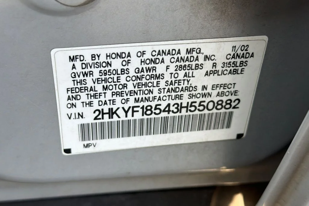 Used 2003 Starlight Silver Metallic Honda EX-L image 42