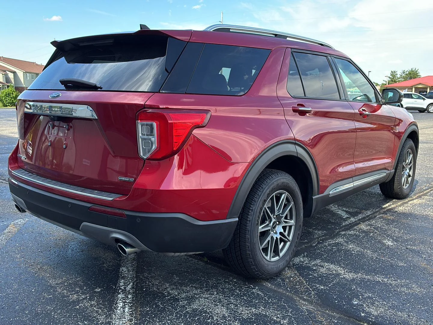 Used 2021 Rapid Red Metallic Tinted Clearcoat Ford Limited image 5