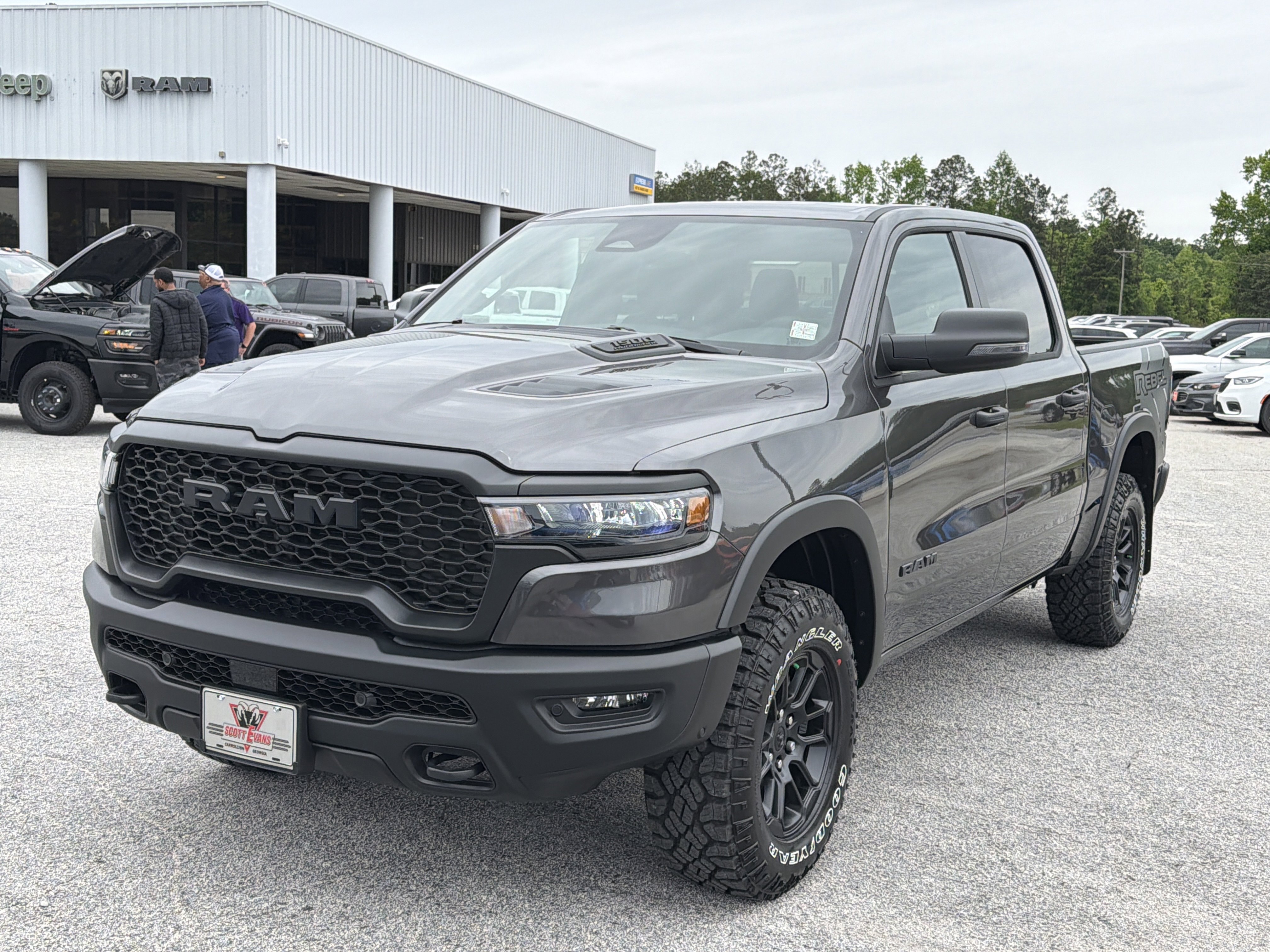 New 2026 Granite Crystal Metallic Clear-Coat Exterior Paint RAM Rebel image 4