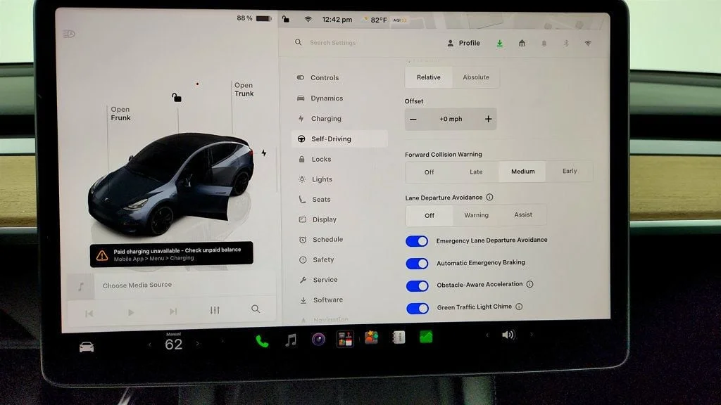 Used 2022 Midnight Silver Metallic Tesla Performance AWD image 20