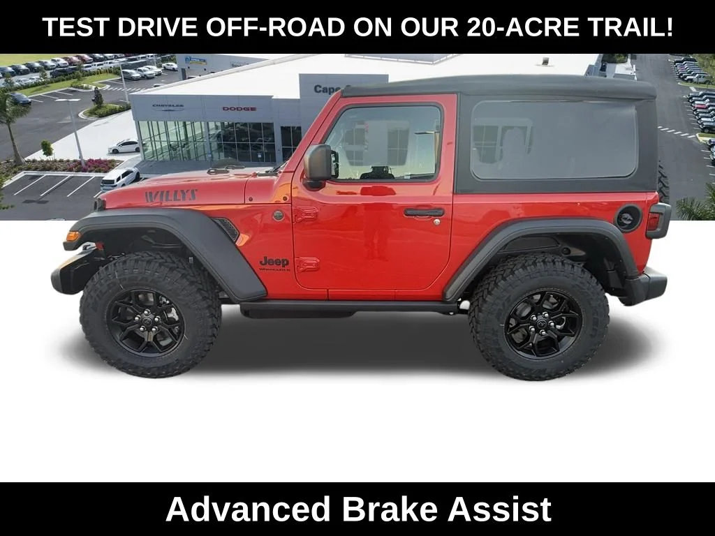 New 2026 Firecracker Red Clear-Coat Exterior Paint Jeep Willys image 8