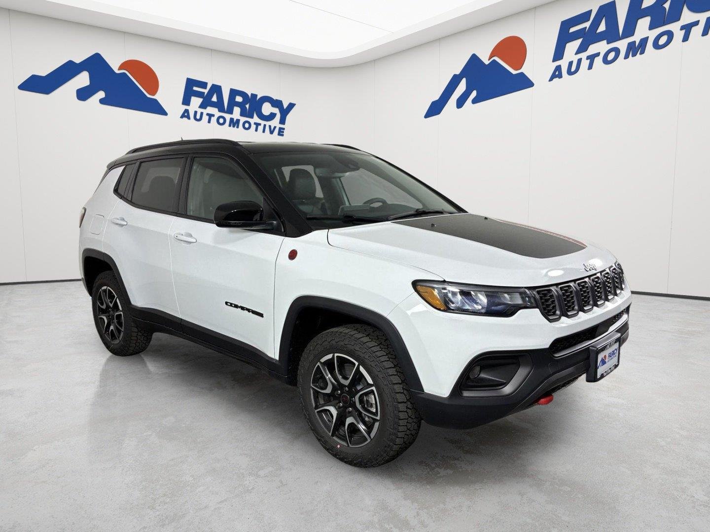 New 2026 Bright White Clear-Coat Exterior Paint Jeep Trailhawk image 2