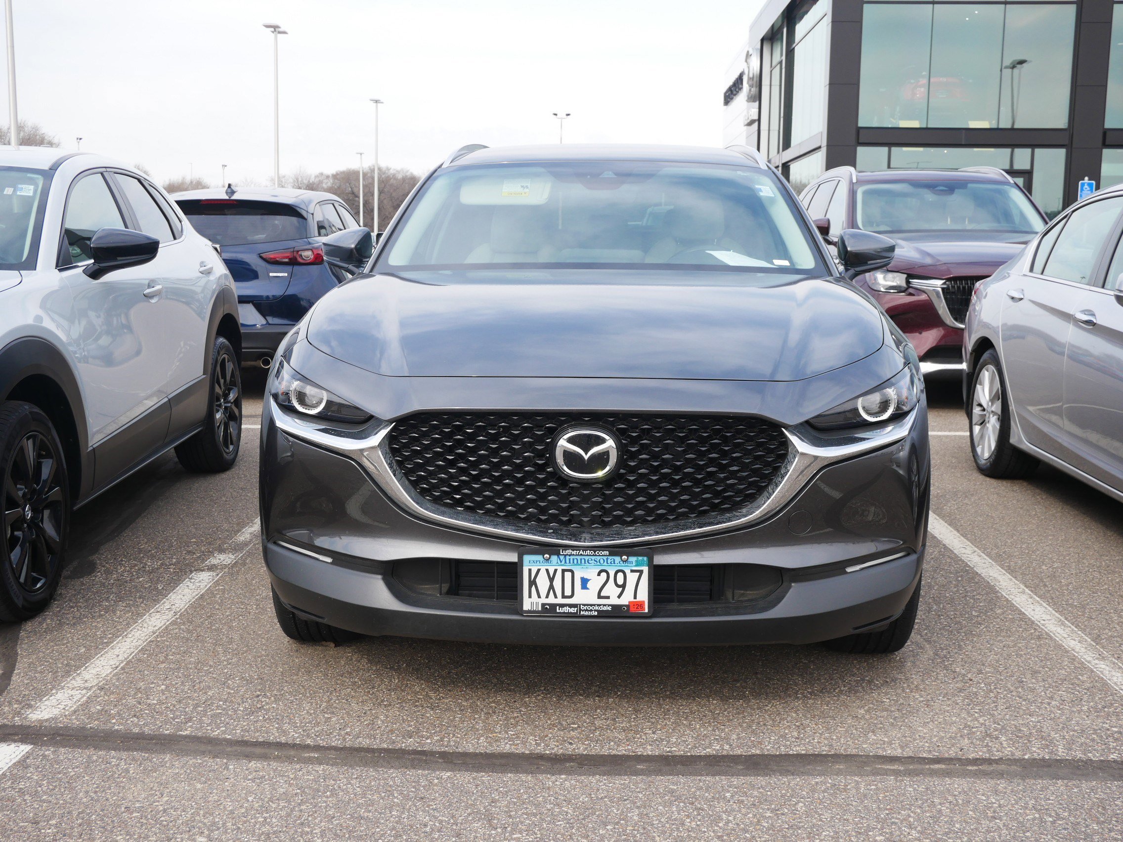Certified 2023 Mazda CX-30 Preferred with VIN 3MVDMBCMXPM569346 for sale in Brooklyn Center, Minnesota