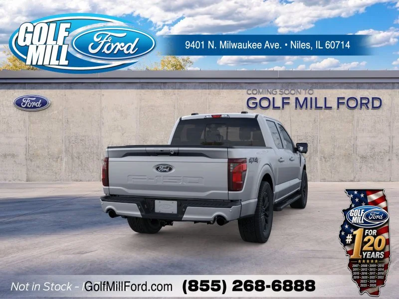 New 2026 Iconic Silver Metallic Ford XLT image 7