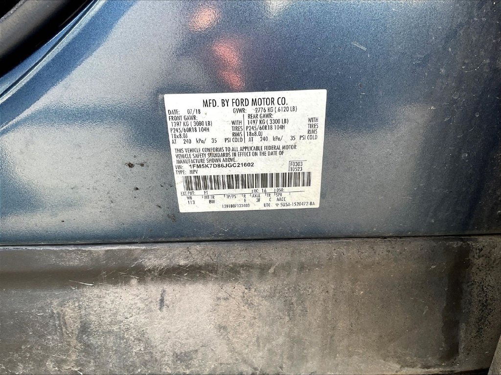 Used 2018 Blue Ford XLT image 9