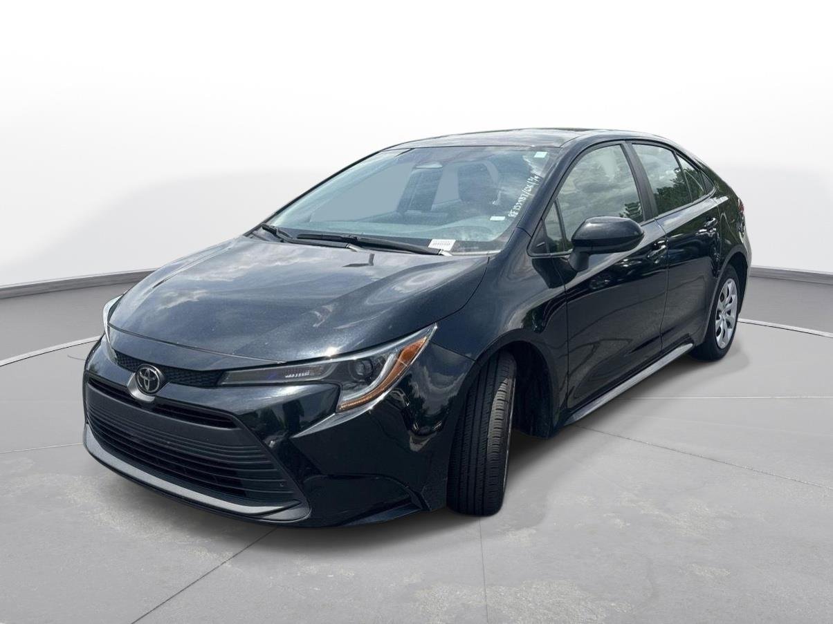 Certified Used 2024 Midnight Black Metallic Toyota LE image 2