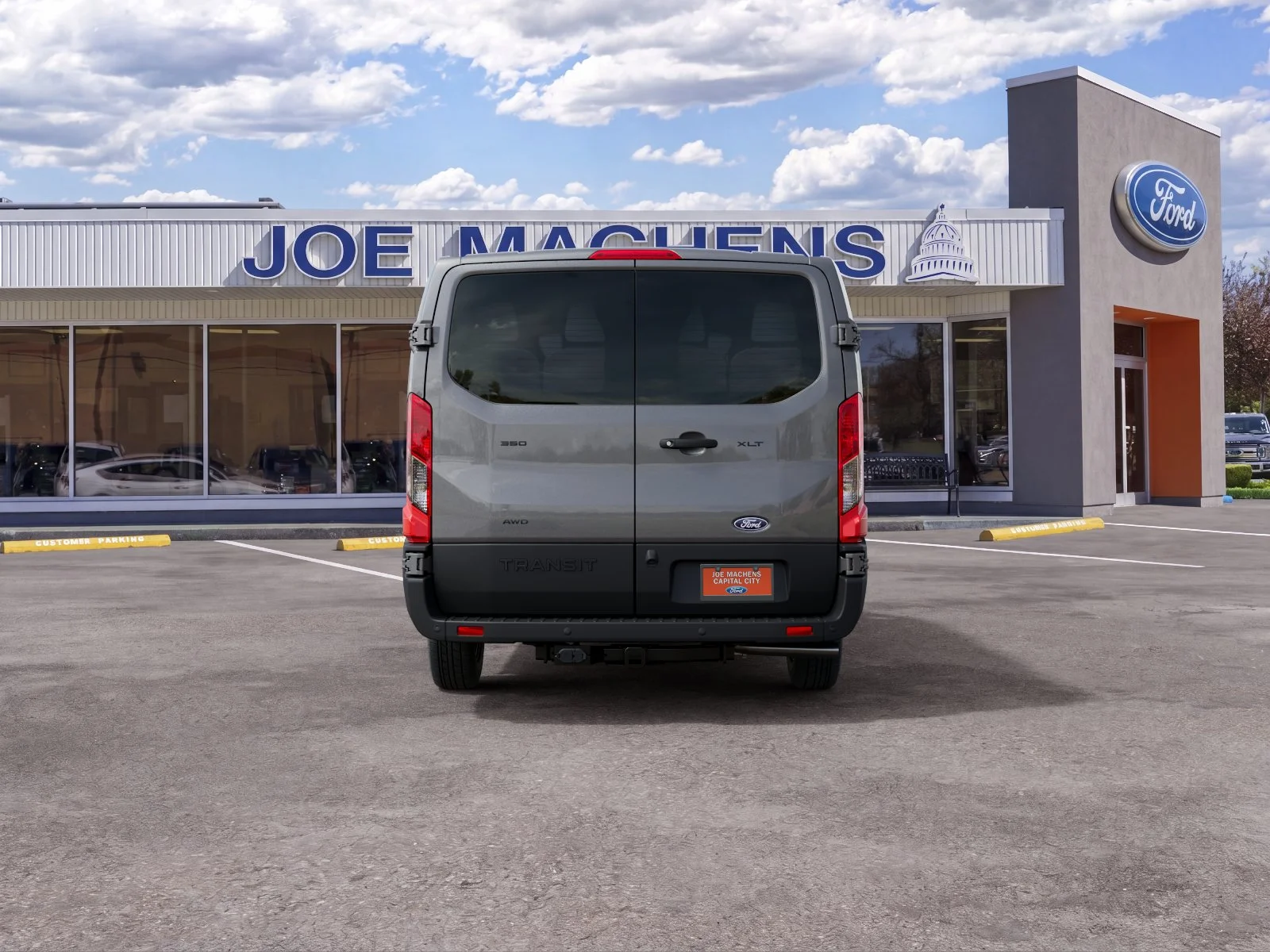 New 2027 Carbonized Gray Metallic Ford Passenger Van XLT image 5
