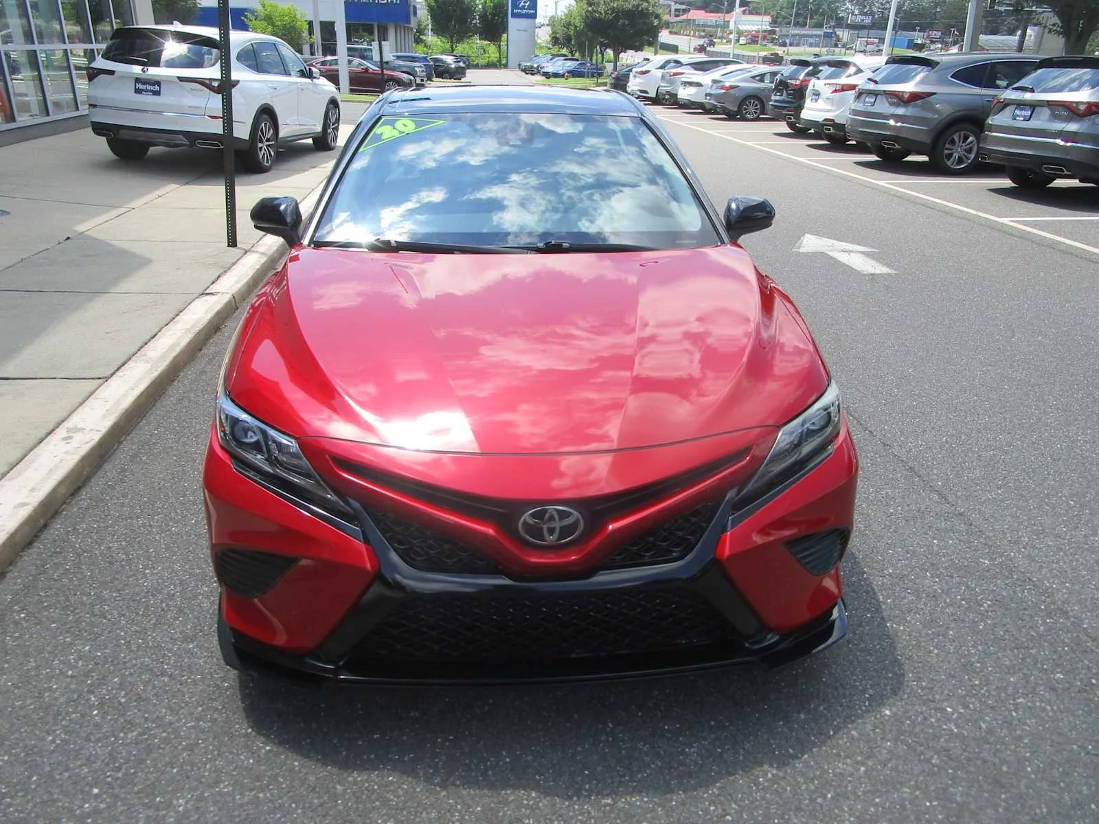Used 2020 Supersonic Red/Midnight Black Metallic Toyota TRD V6 image 2