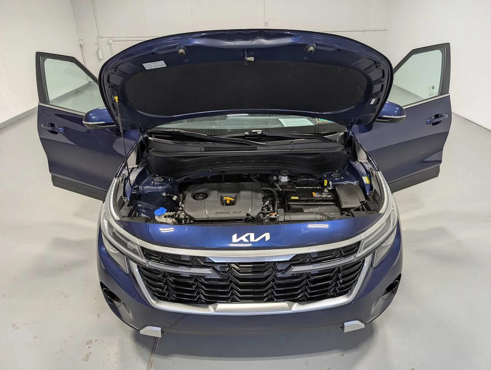 Used 2024 Dark Ocean Blue Kia EX image 12