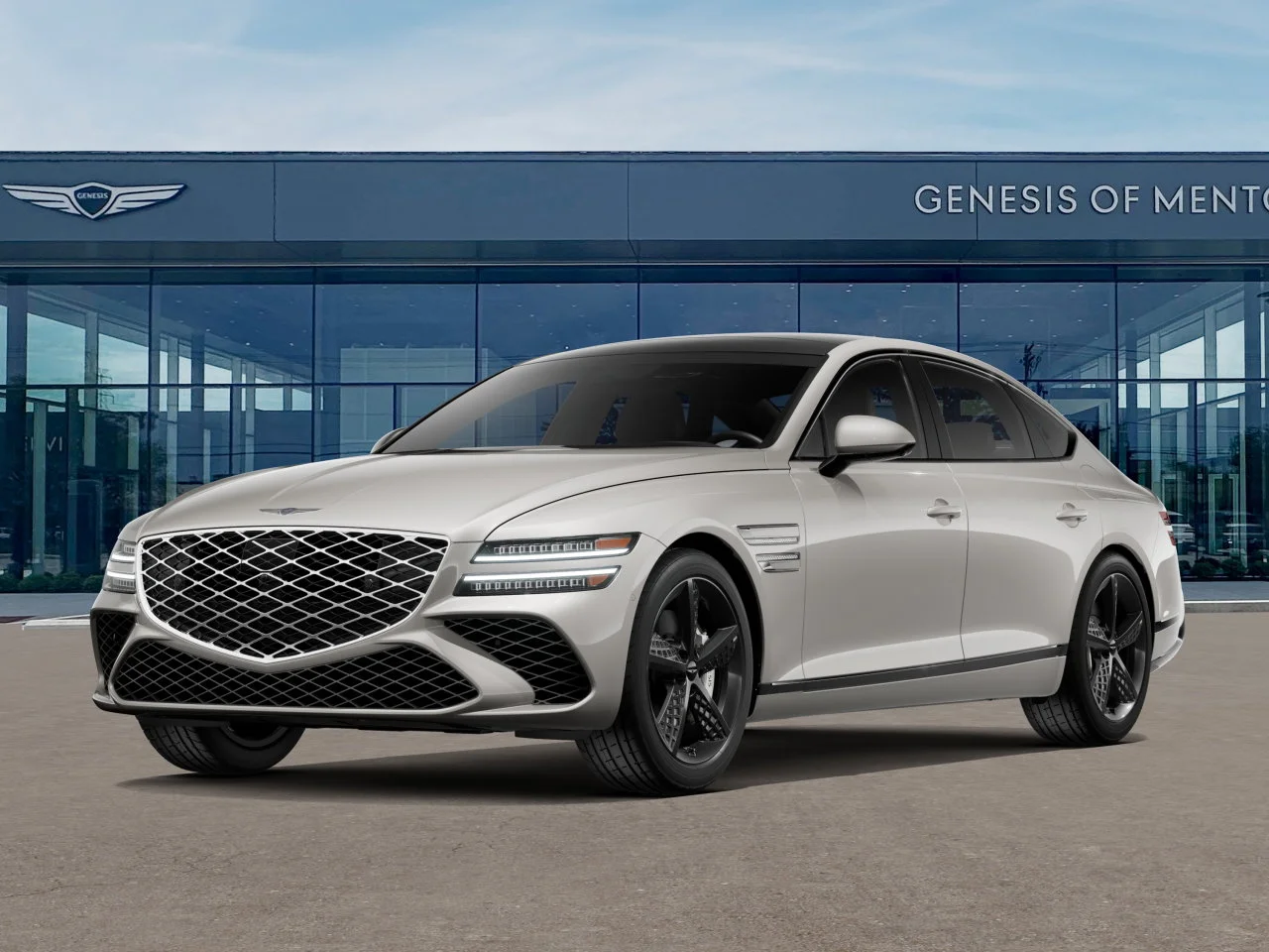 New 2027 Vatna Gray Pearl Genesis 3.5T Sport Prestige image 1