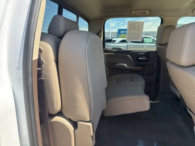 Used 2018 WHITE FROST TRICOAT GMC SLT image 45