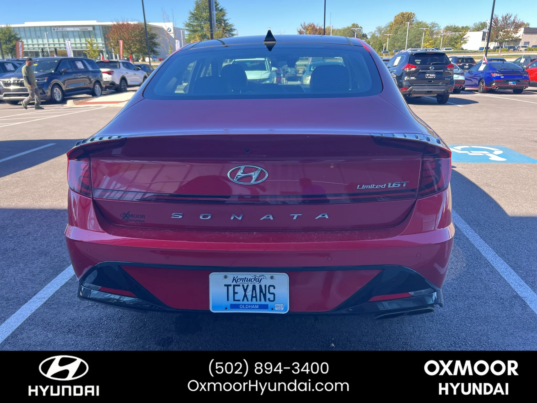 Used 2020 Calypso Red Hyundai Limited image 17