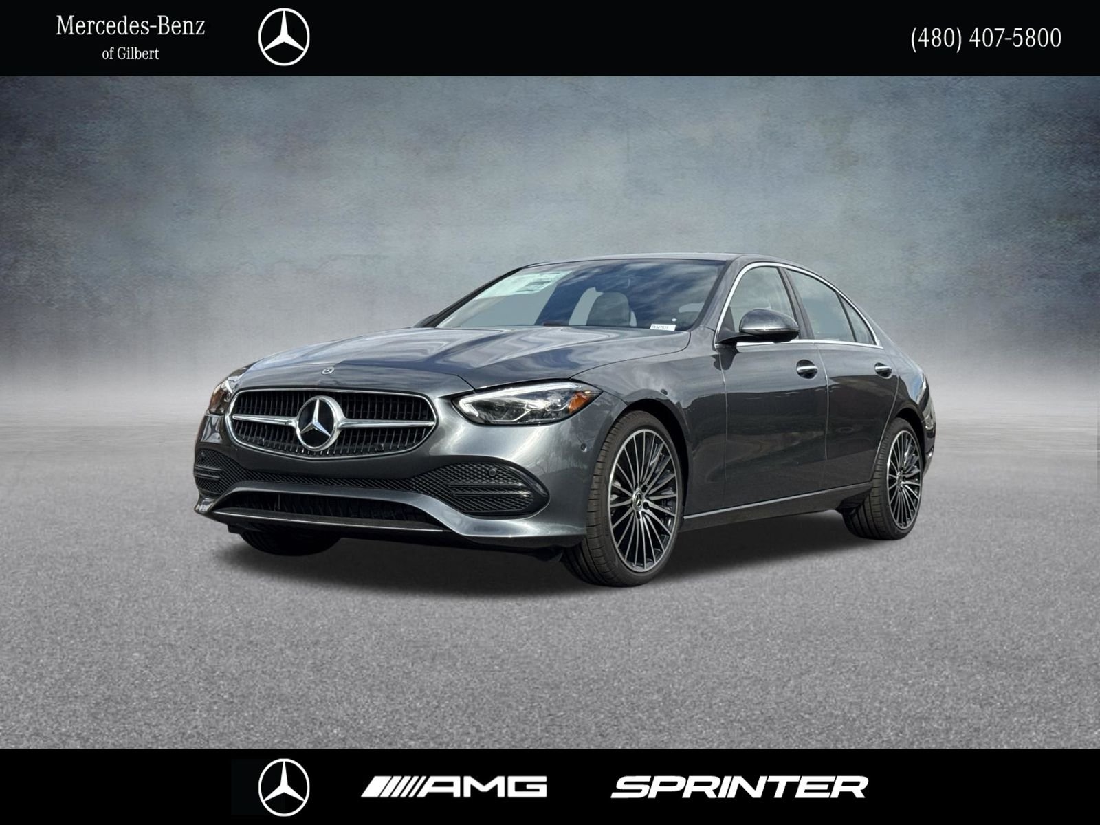 New 2026 Selenite Grey Metallic Mercedes-Benz C 300 image 1