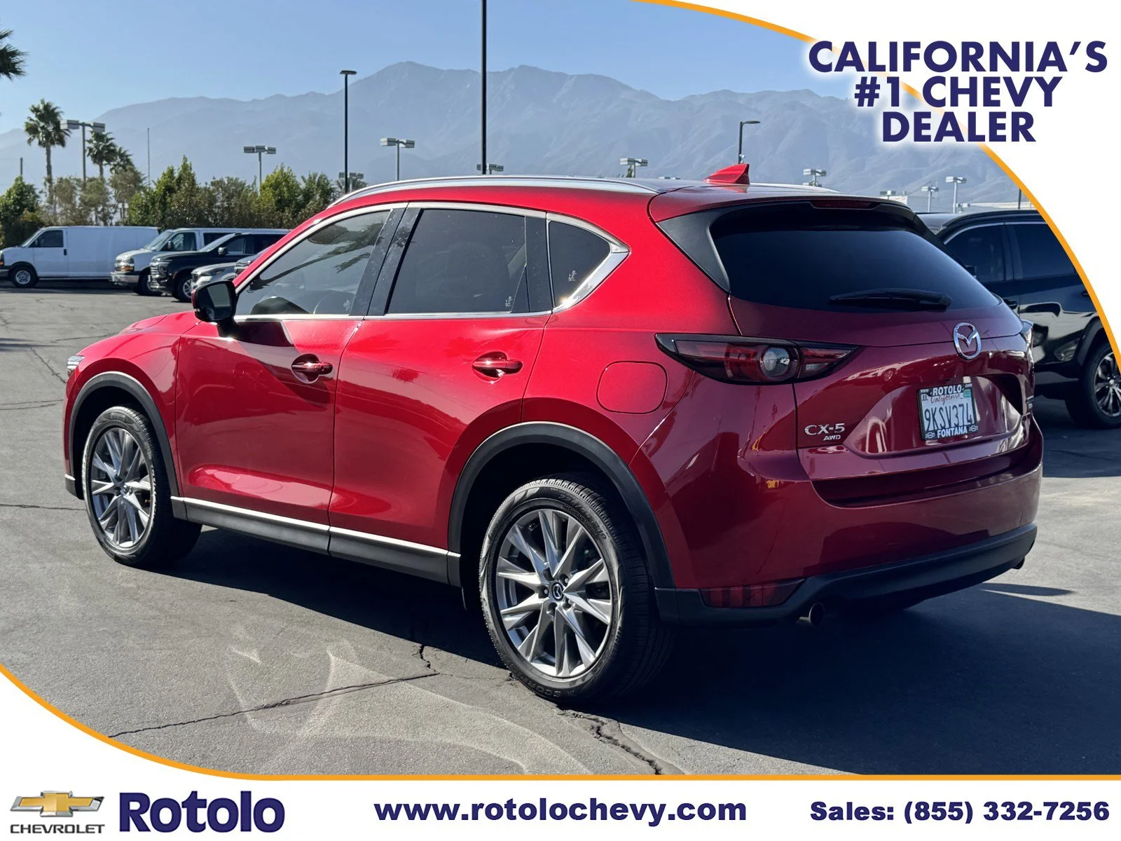 Used 2021 Soul Red Crystal Metallic Mazda Grand Touring Reserve image 4