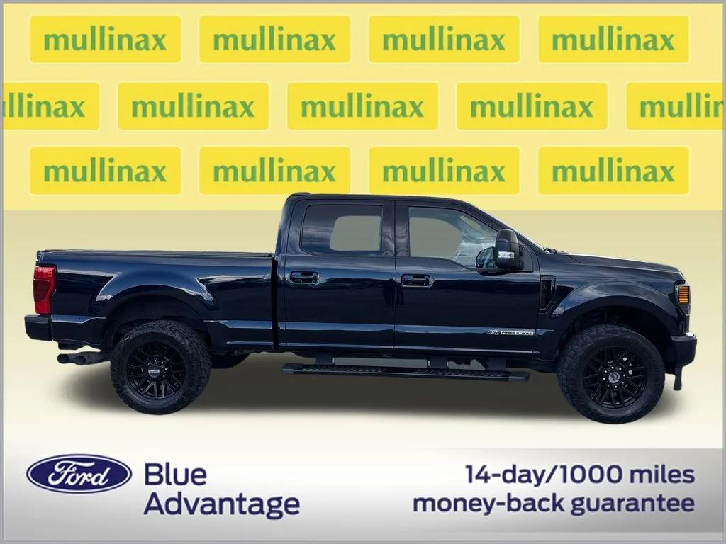 Certified Used 2021 Blue Ford Lariat image 2