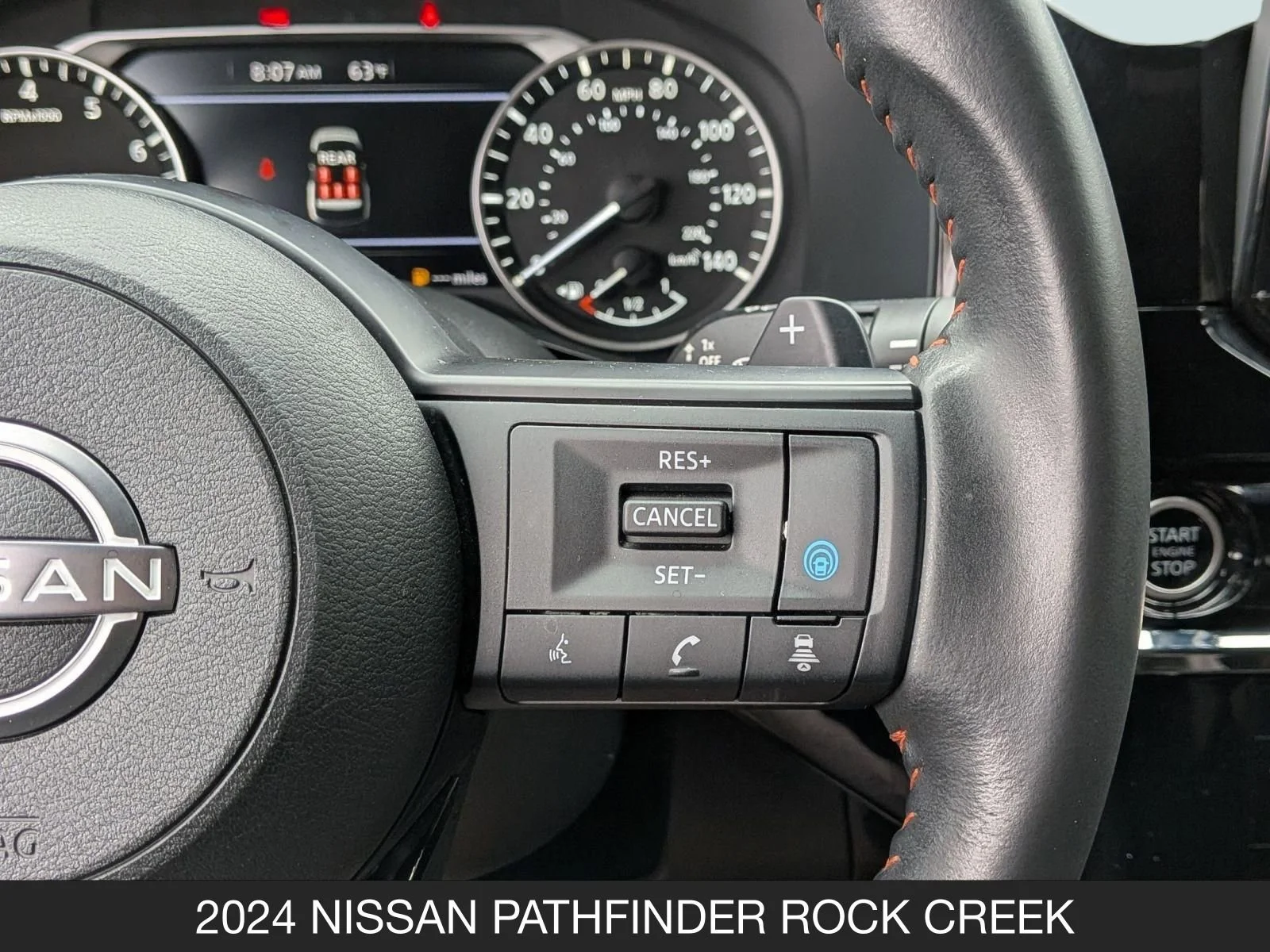 Used 2024 Obsidian Green Pearl/Super Black Nissan Rock Creek image 18