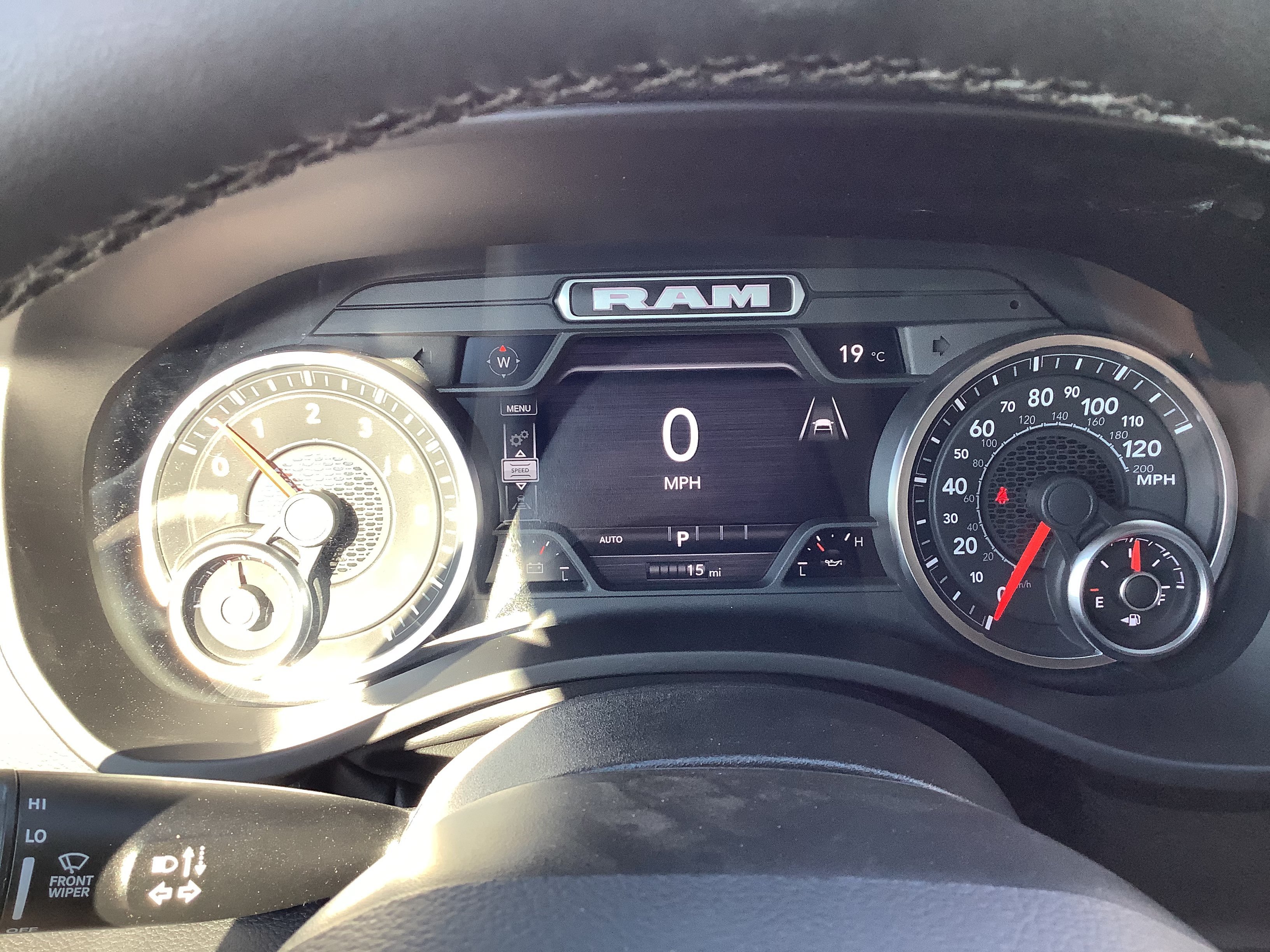 New 2026 Bright White Clear-Coat Exterior Paint RAM Laramie image 12