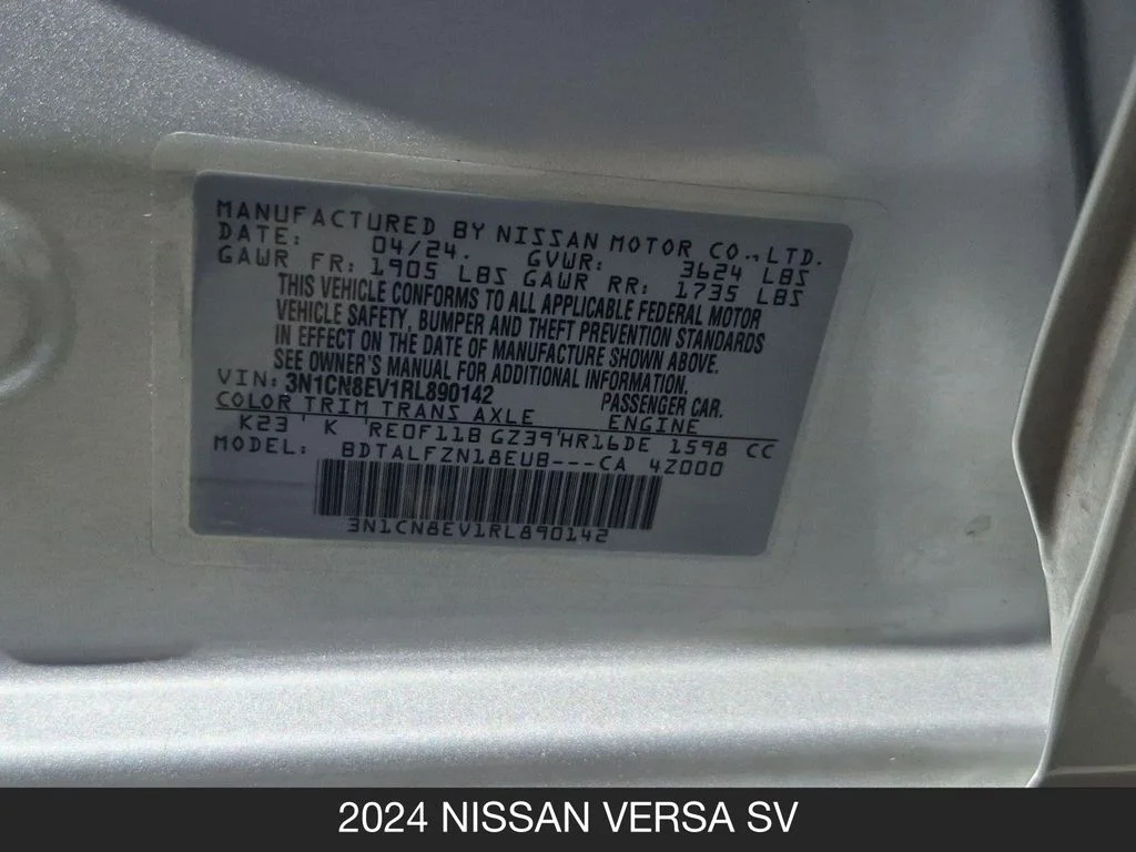 Used 2024 Silver Nissan 1.6 SV image 24
