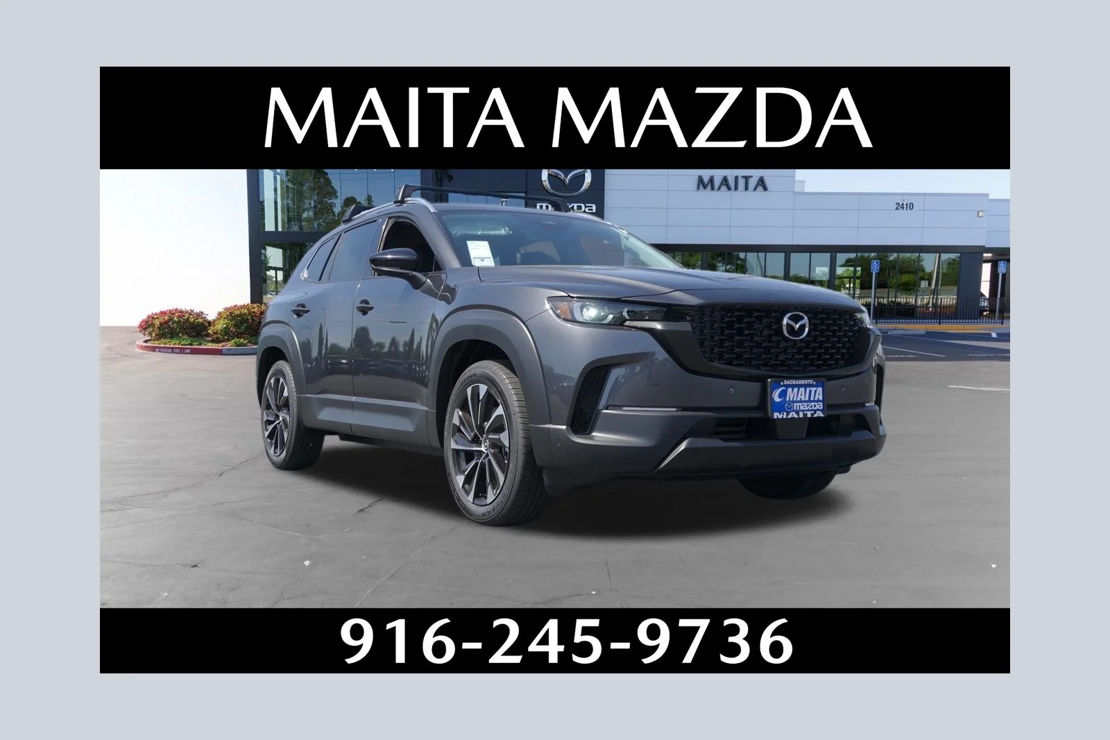 New 2026 Machine Gray Metallic Mazda Premium Plus image 1
