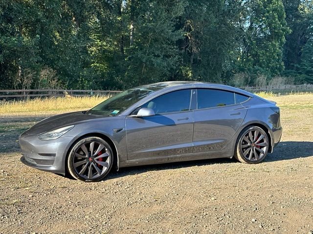Used 2020 Midnight Silver Metallic Tesla Performance image 5