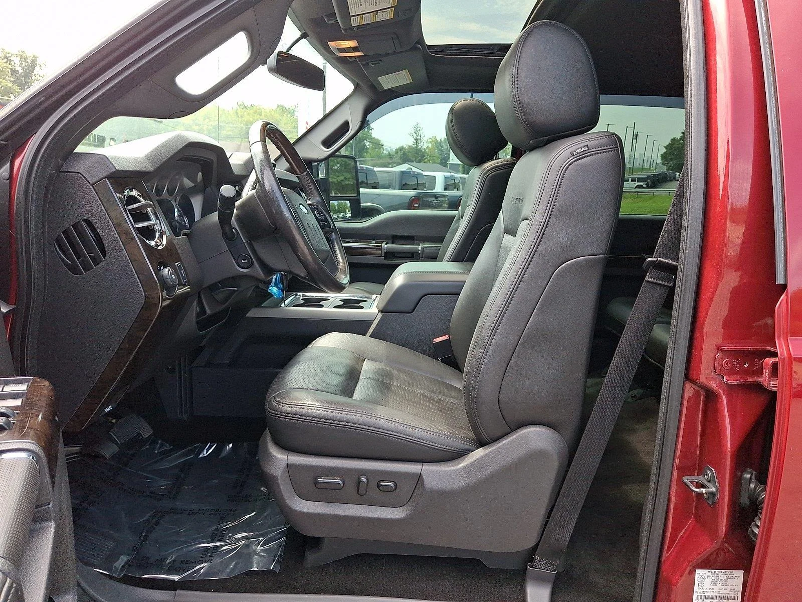 Used 2015 Ruby Red Metallic Tinted Clearcoat Ford Platinum image 14